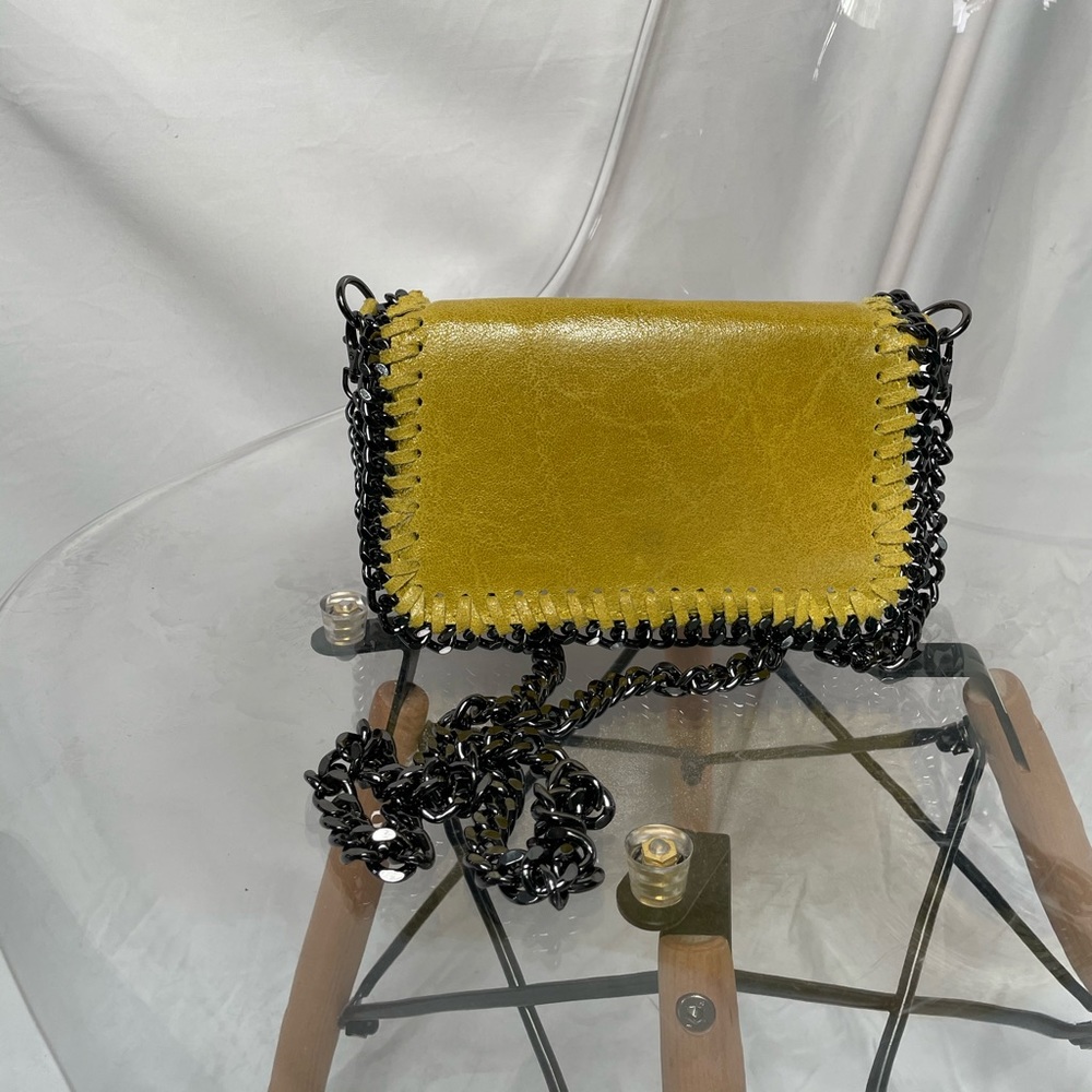 Yellow Leather Purse